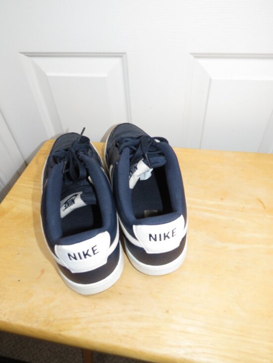 Nike Court Vision Lo Shoes Blue Obsidian White Sneakers FZ5547-400 Men Size 11.5 main image 5